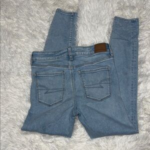 Size 8 AEO Next Level Stretch Light Blue Skinny Jeans